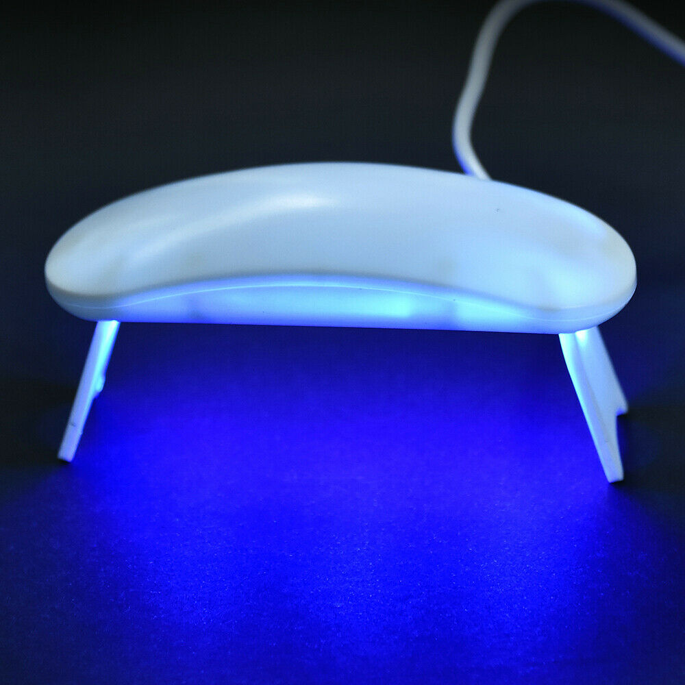 6W Mini Portable UV LED Lamp USB Charging Gel Polish Curing Machine Nail Dryer