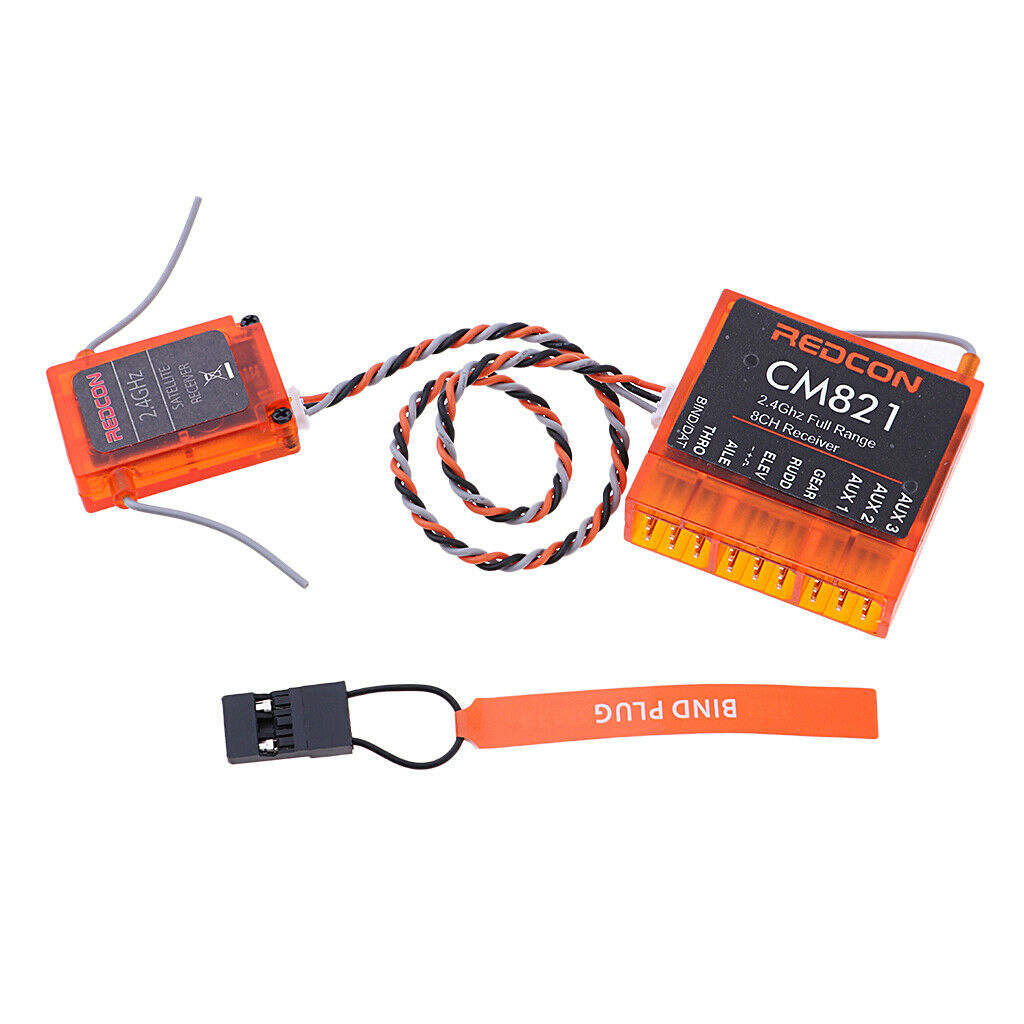 CM821 receiver 8 channel 2.4 GHz DSMX.Support JR, JR12X, 11X,