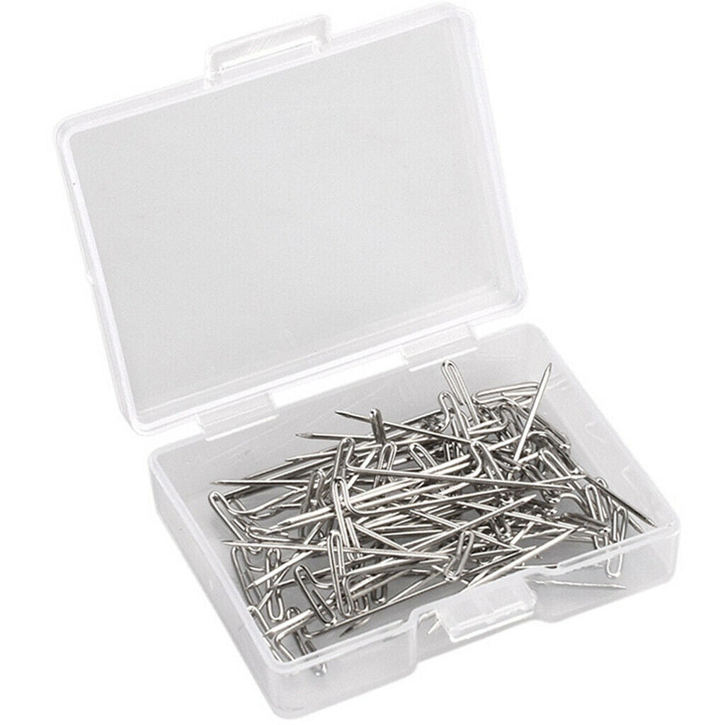 Steel T-pins 1.2 inch for Blocking Knitting, Modelling and Crafts, Wig Making