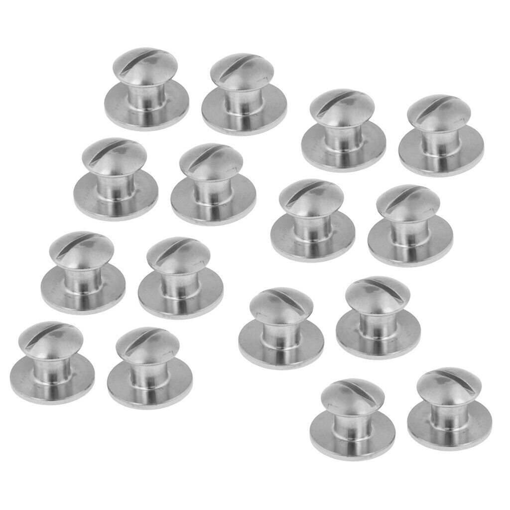 16pcs BCD Bolts Assembly Screws For Back Plate / Wing Scuba Diving Dive Gear