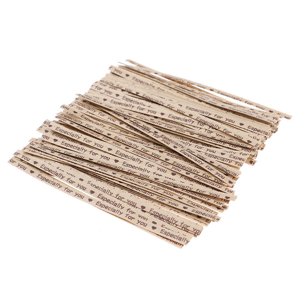 100X gift wrapping especially for you twist ties for bakery cookie candy b.l8
