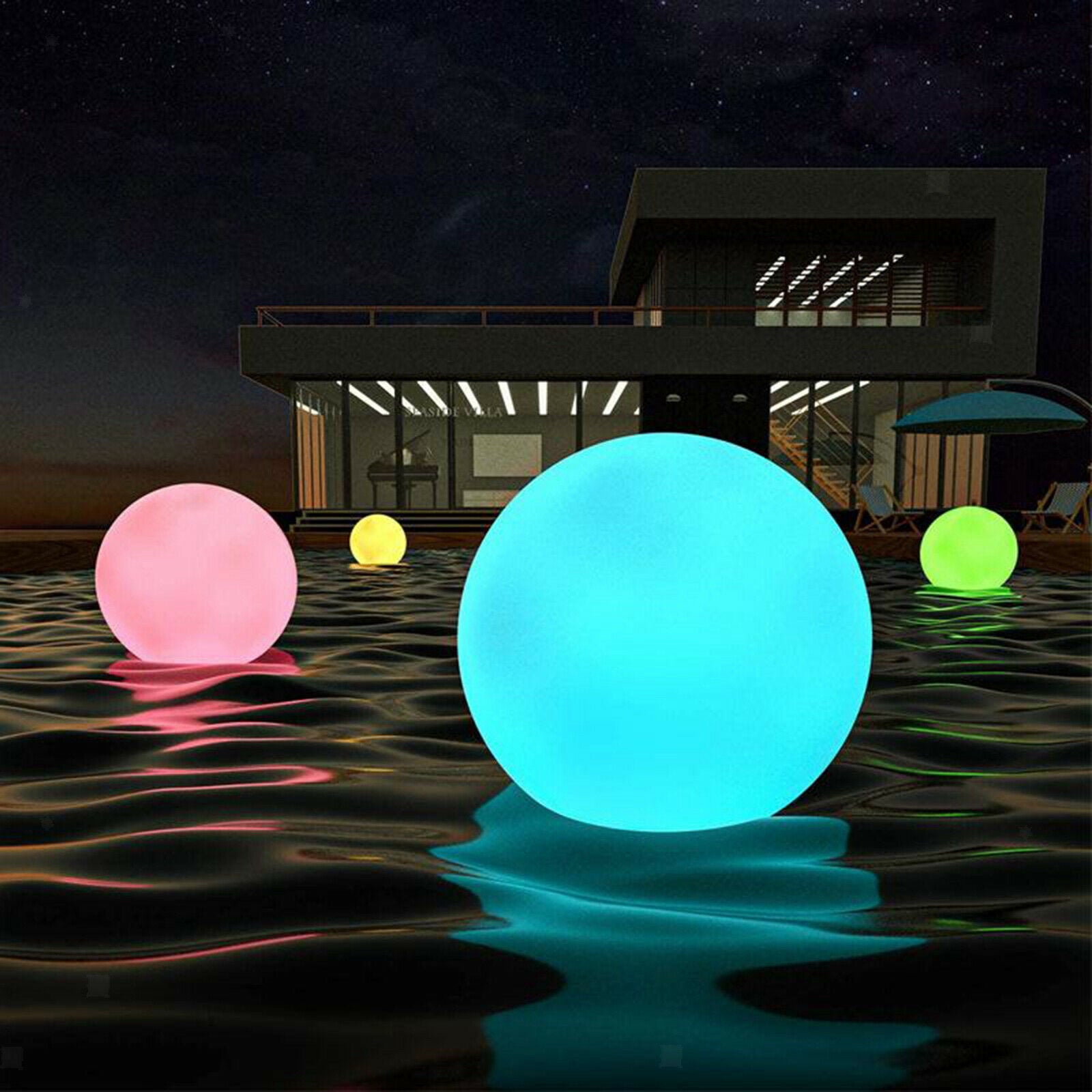 1pc Solar Floating Pond Pool Swimming Lamp LED Lawn Garden Light Color Changing
