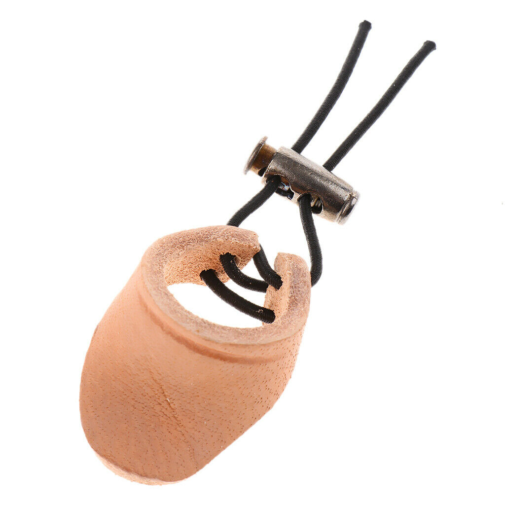 Comfortable Archery Thumb Ring Hunting Tabs Finger Saver Protect Guard