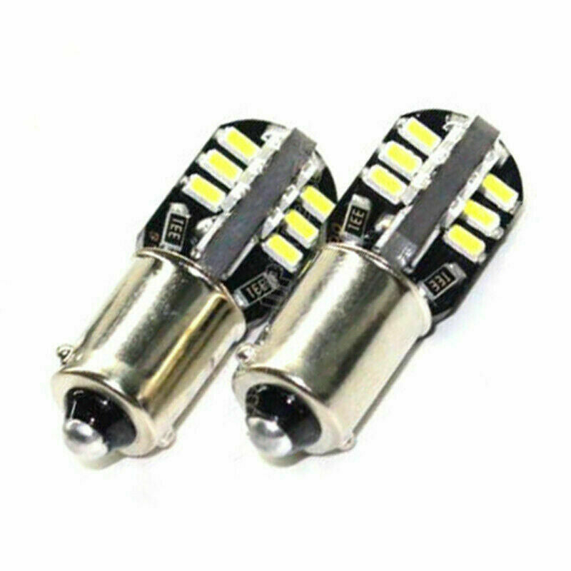 2X T11 T4W 3014 LED BA9S Car Side Light Bulb  24 SMD Interior Lamp White 12V 2W