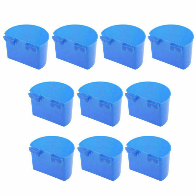 30pcs Food Feeding Water Cups Sand Cup Chicken Parrot Pigeon Poultry Bird Bowls