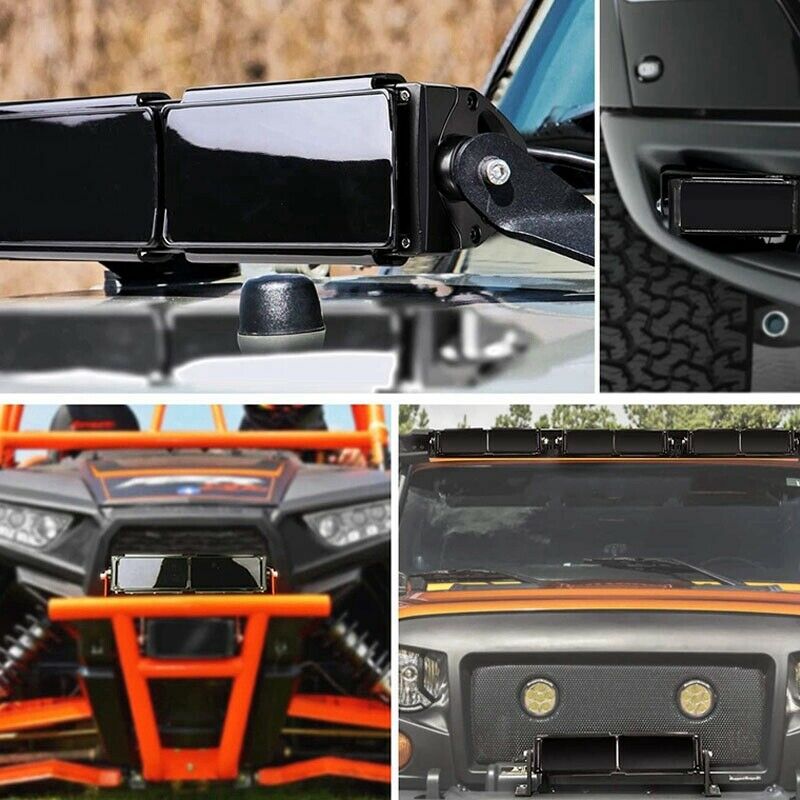 20 Inch Protective Black Lens Cover for LED Light Bar Truck Offroad 4WD SUV L2V3