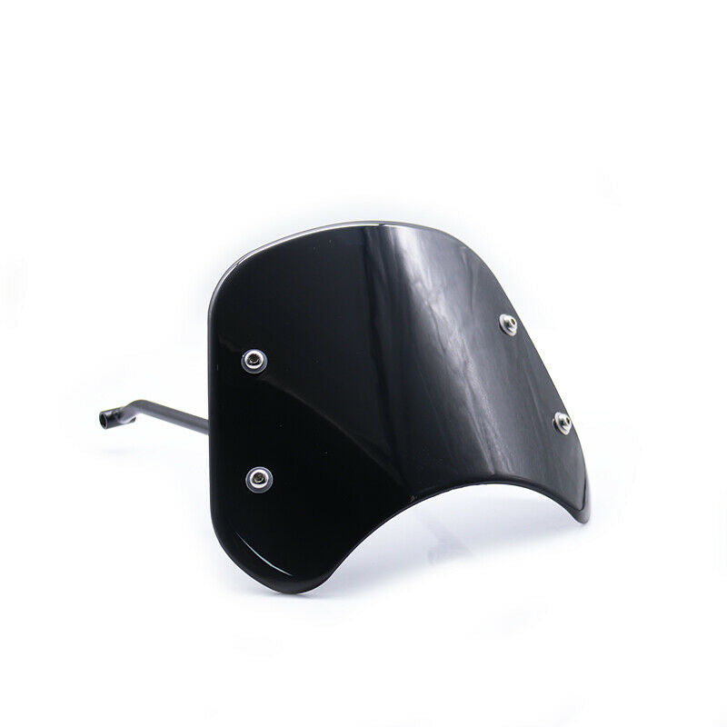 Black Windscreen Headlight Fairing Protector Windshield For Benelli Leoncino 500