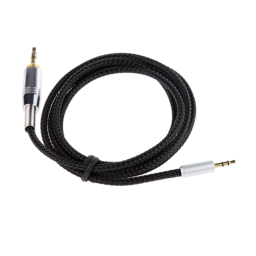 Replacement OFC Wire For AKG Y45BT Y50 Y40 Y55 K845BT K840KL Headphone Black