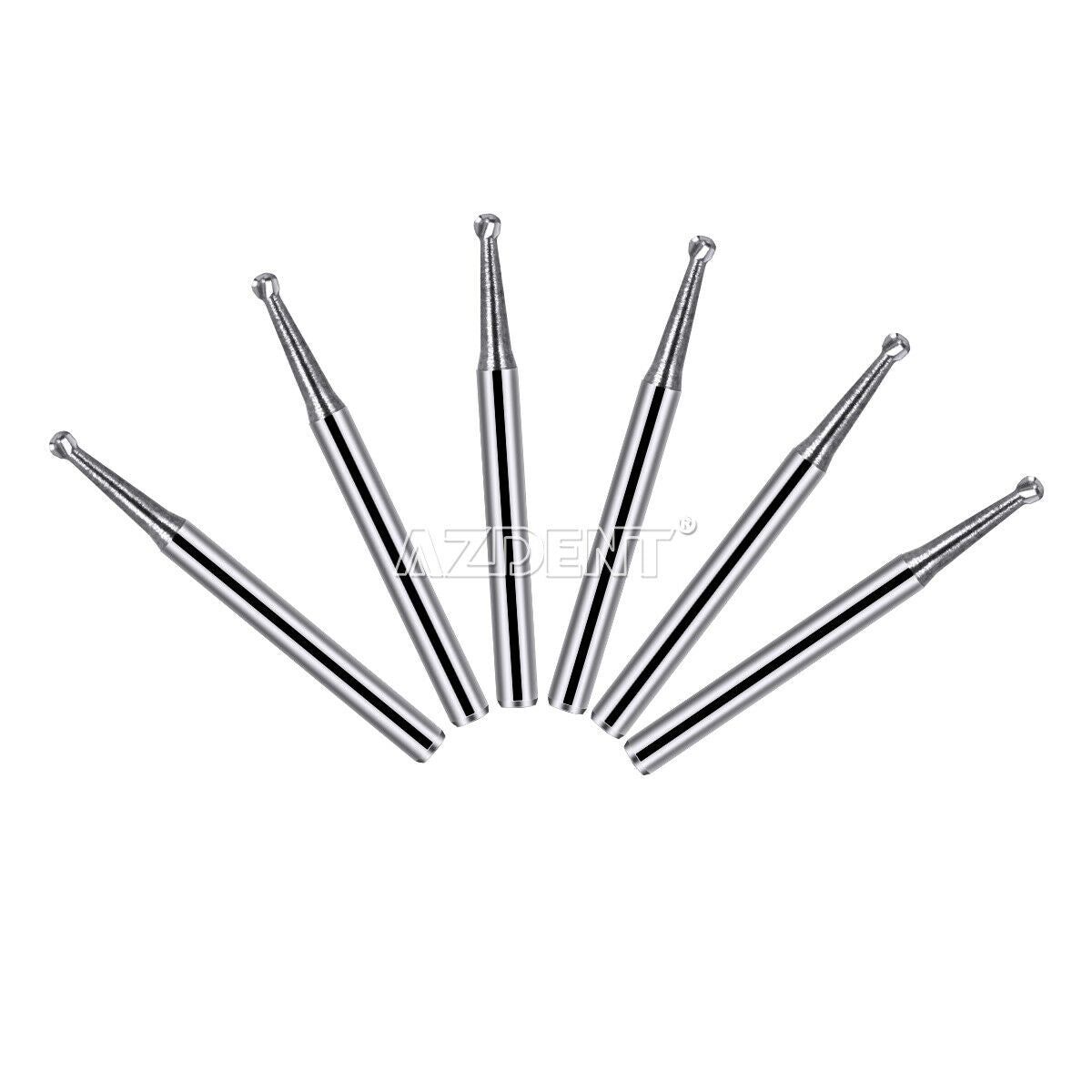 10X Dental Lab Carbide Tungsten Steel Burs Drill for High Speed Handpiece FG 2