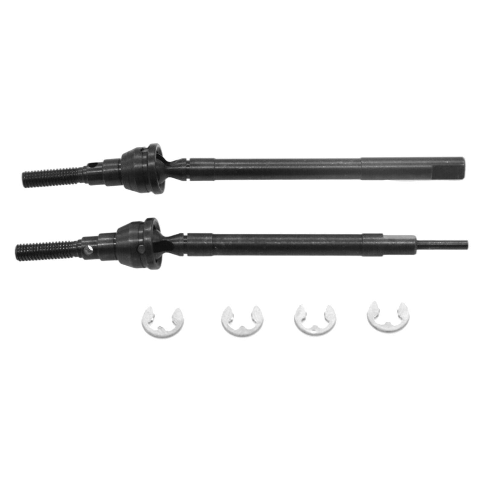 2x RC Car Metal Front Axle CVD Joint Drive Shafts for Tamiya CC02 Vehicles
