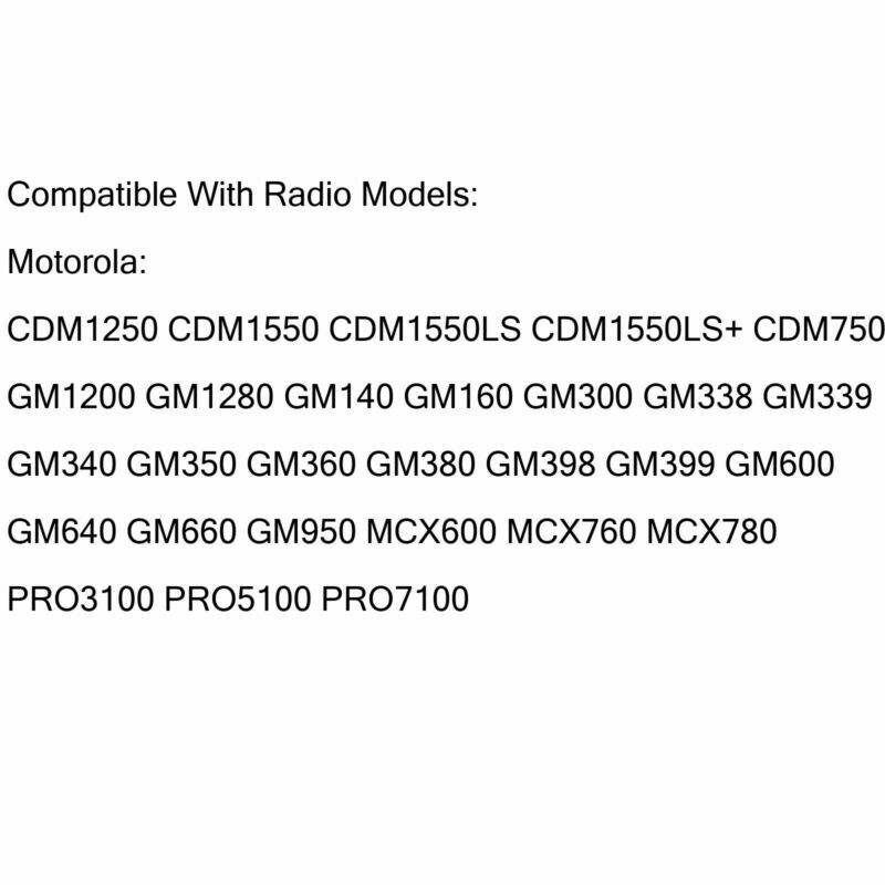 1Pc AARMN4026B DTMF Microphone For  GM338 MCX760 MCX600 MCX760G Radio B5