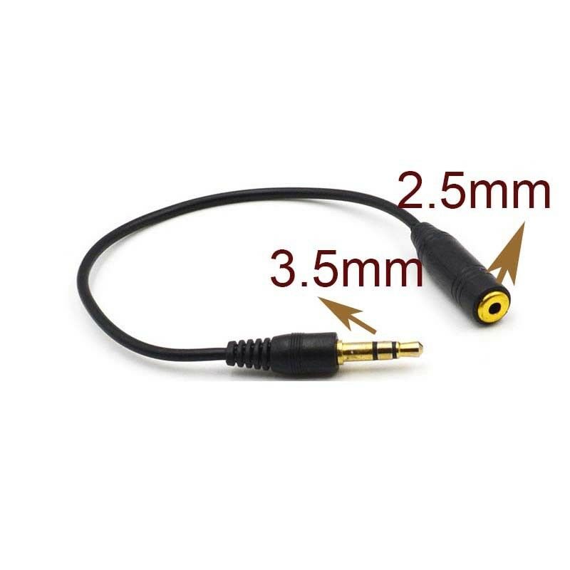 3.5mm Male to 2.5mm female Stereo Audio Headphone Extension Cable MP3 mp4