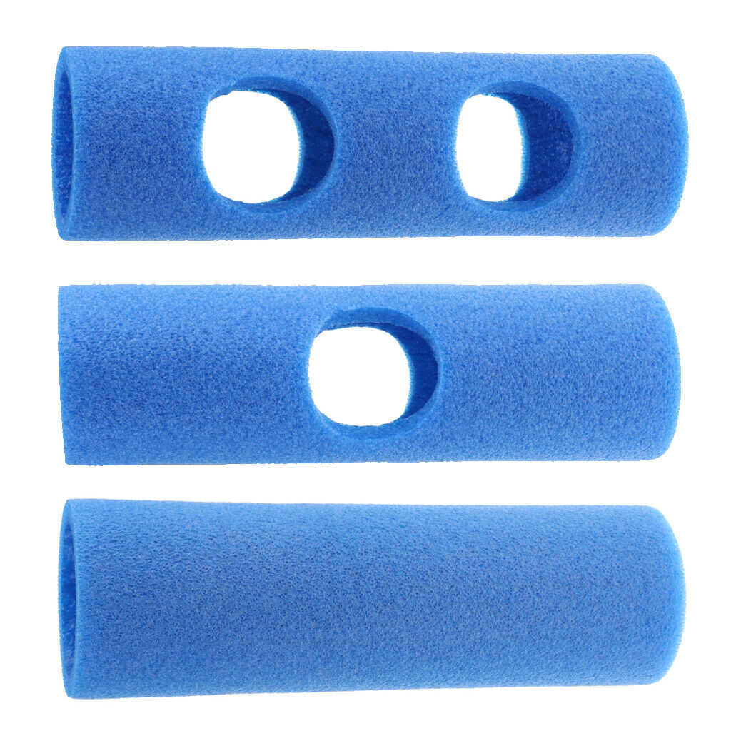 2X Swimming Pool Accessory Training Aids Holed Woggle Noodle Connector Blue
