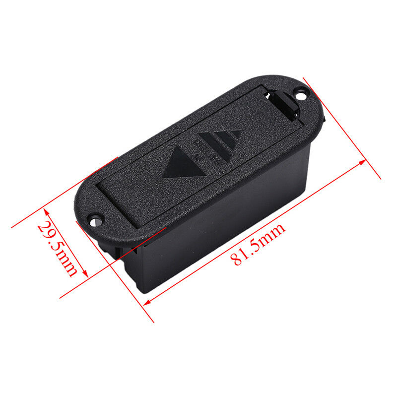 9v pickup battery cover case holder box for guitar bass musical instrumen.l8