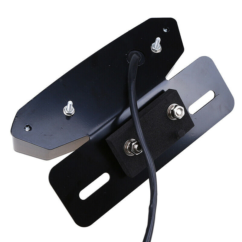 Motorcycle Rear Taillight Turn Signal Brake License Plate Holder Integrated Lamp