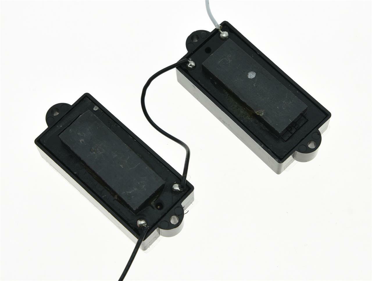 Black P Bass Open Pickup Bass Pickups Set for 4 String Precision Bass Guitar