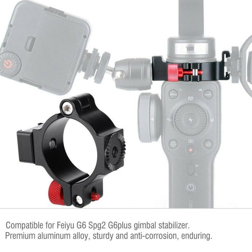 Q-Ring Extension Arm Adapter Clamp for Feiyu SPG 2 G6 & G6 Plus Handheld Gimbal