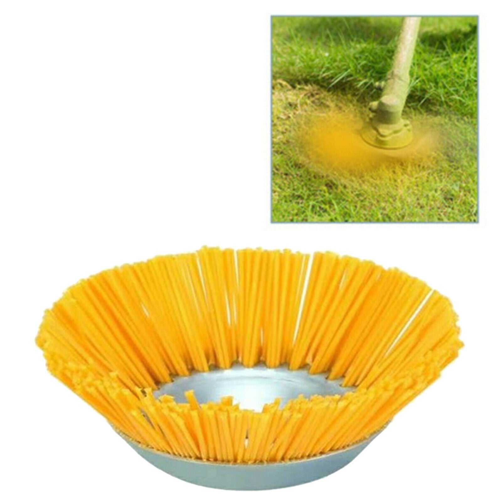 8 inch Steel Grass Trimmer Head Nylon Wire Brush Parks Replacement Supplies