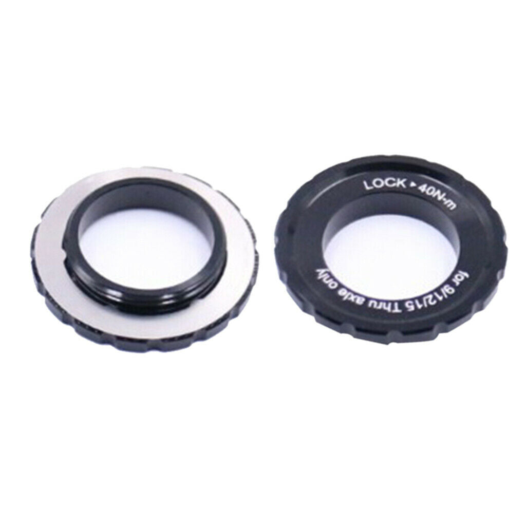 Aluminium Alloy Centerlock Adapter Road Bike Wheel Thru-Axle Hub Lock Cover