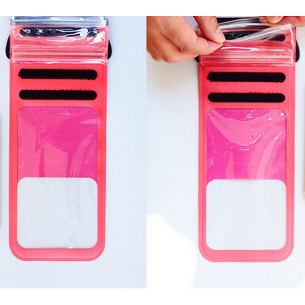 Waterproof Phone Case Bag Underwater Phone Surfing Cell Phone Black M