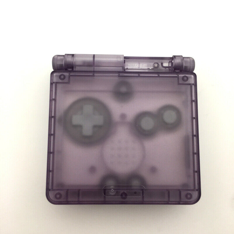 New Transparent Purple Housing Case Cover For Gameboy Advance SP GBA SP Shell