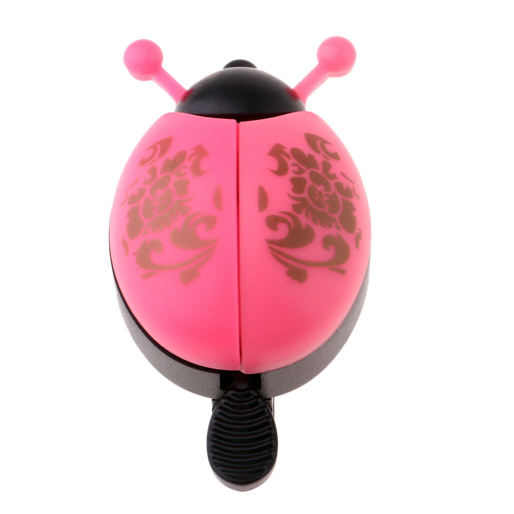 2Pcs/Lot Bicycle Cute Ladybug Bug Bells Horns for Safety Cycling Kids Child Boys