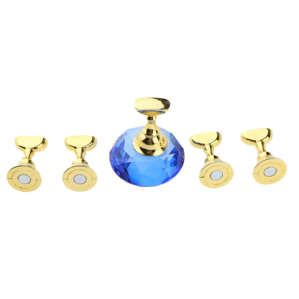12pcs Nail Tip Holder Stand & Display Base for Manicure Design Practice