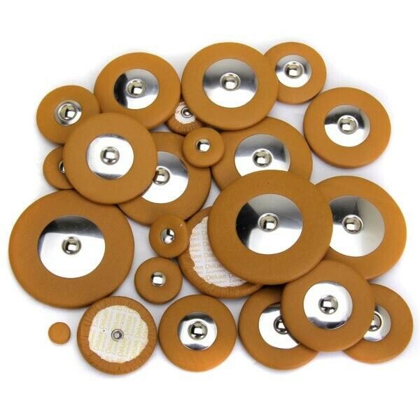 Set of 25 Tenor Saxophone Replacement Synthetic Leather Pads