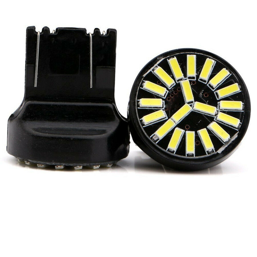 8x T20 7443 W21/5W 4014 19SMD Car Reversing Brake Tail Stop Led Light Turn Lamp