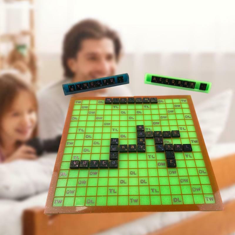 English Alphabet Spelling and Wording Game Silicone Mold to Spell Words