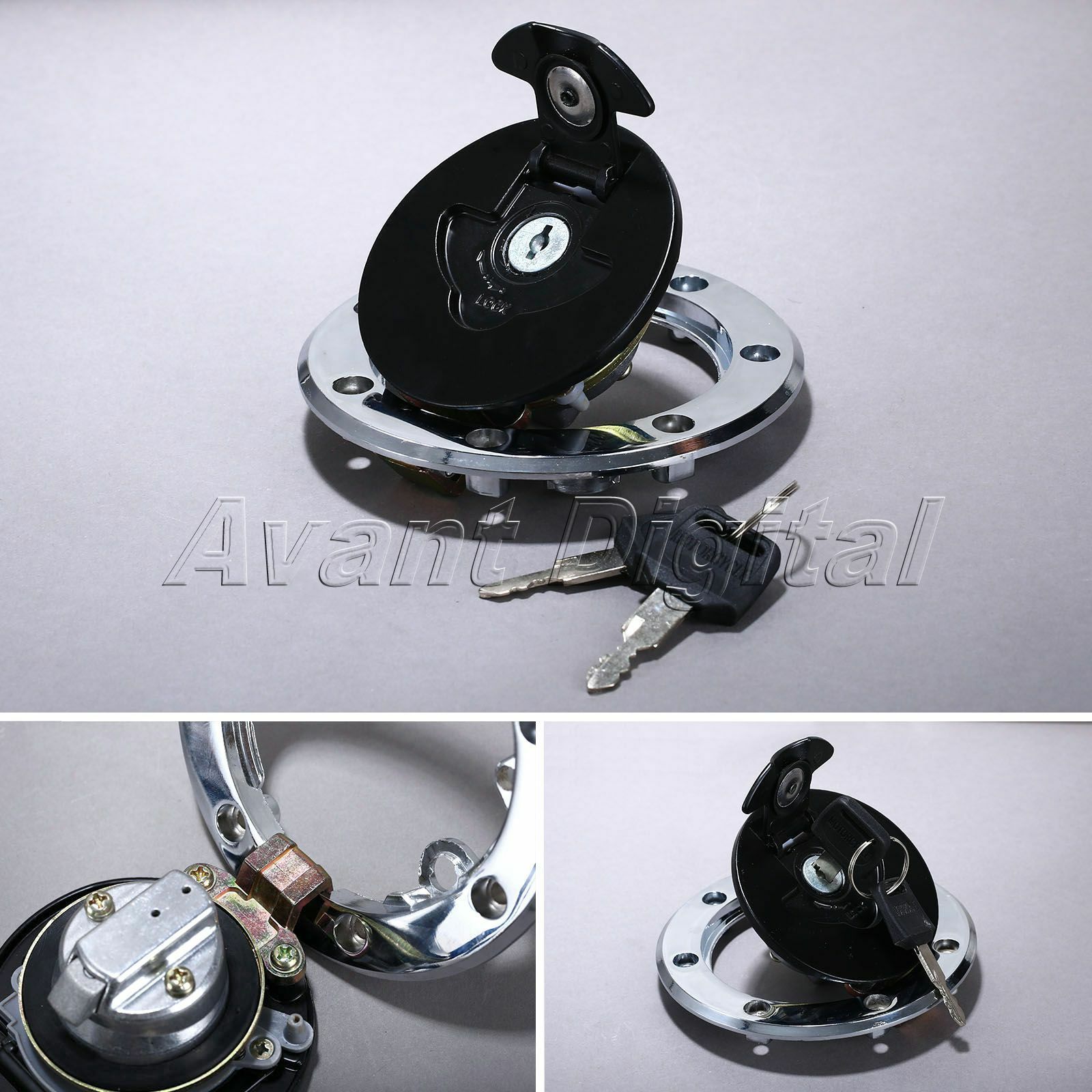 Fuel Gas Tank Cap Cover Key For Kawasaki Ninja ZX7R 1996-2003 ZX6R 1994-1997
