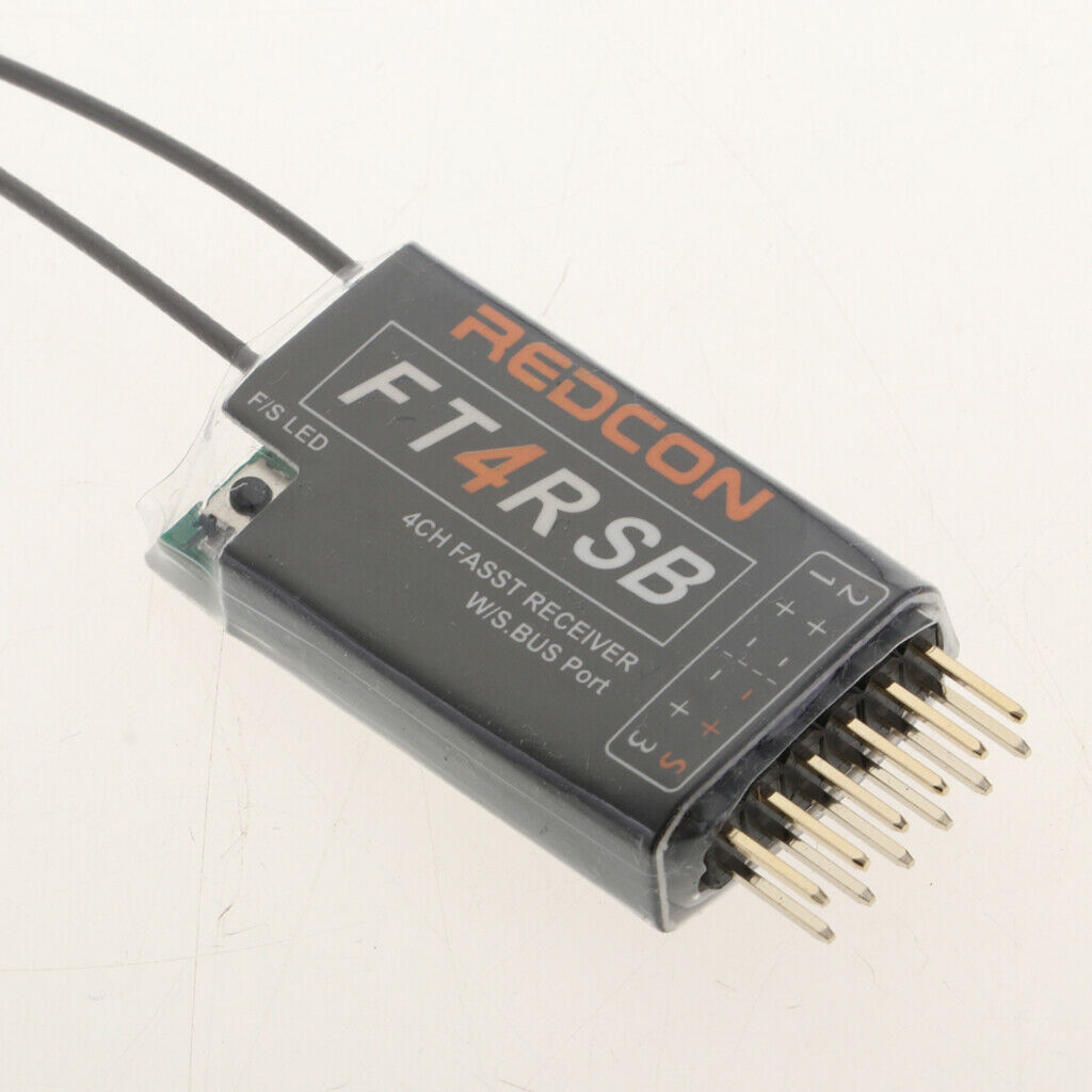 FT4RSB FASST Mini S.BUS Reciever for 3GR,4PK(S),TM10,TM14,T10CG ANF T12FG
