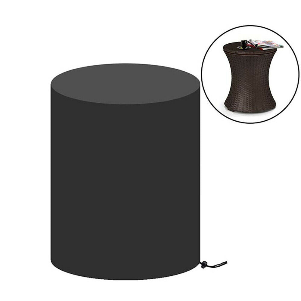 Patio Cooler Bar Table Cover Outdoor Waterproof Round Beer Cooler Table Cover