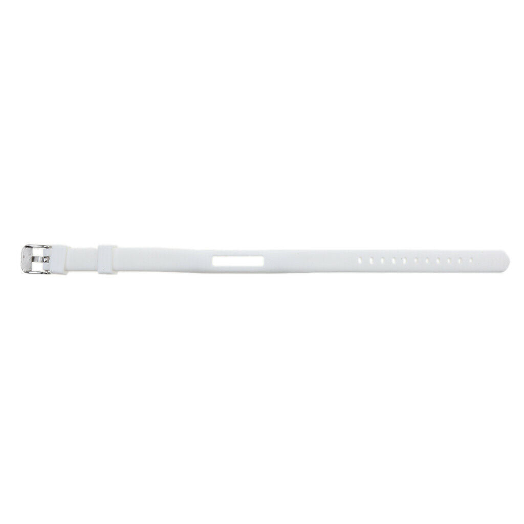 Sports Silicone Wrist Band + Metal Buckle For  Flex 2 Watch White