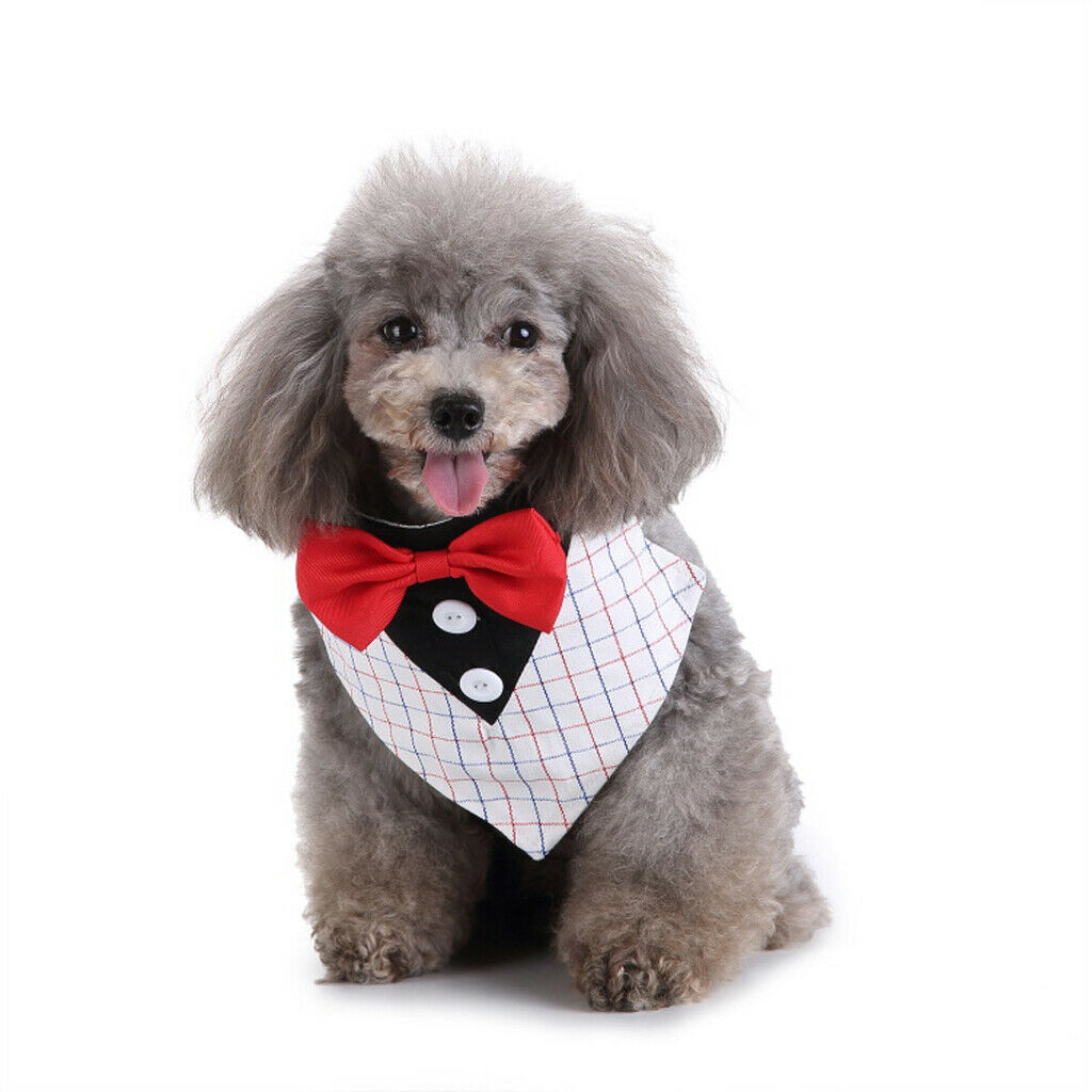 Pet Dog Cat Bandana Collar Puppy Triangle Neckerchief Scarf  Type 3 - L