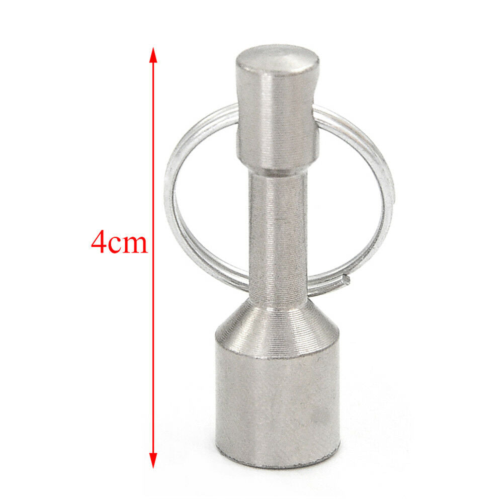 Super strong metal neodymium magnet keychain split ring pocket keyring hold WF