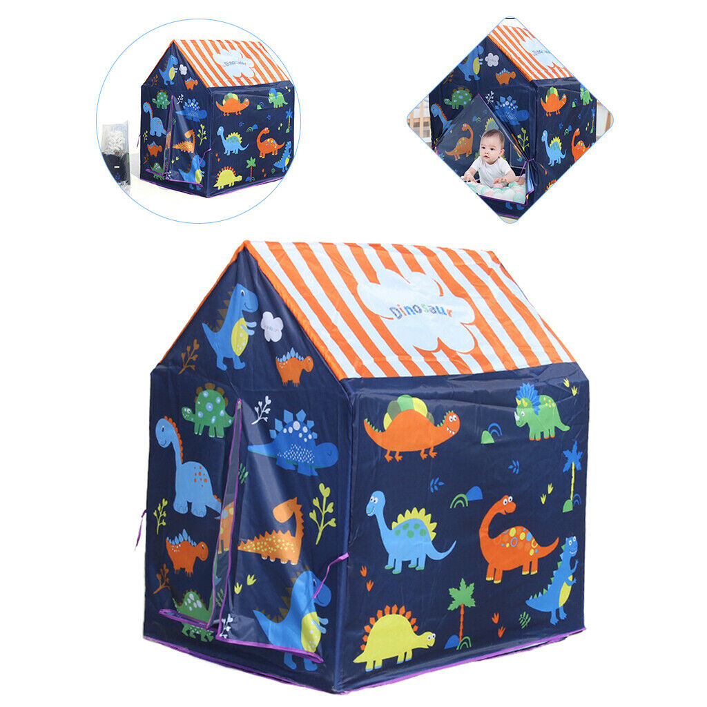 Kids Play Tent Indoor Outdoor Children's House Boy Girls Gift Dinosaur B