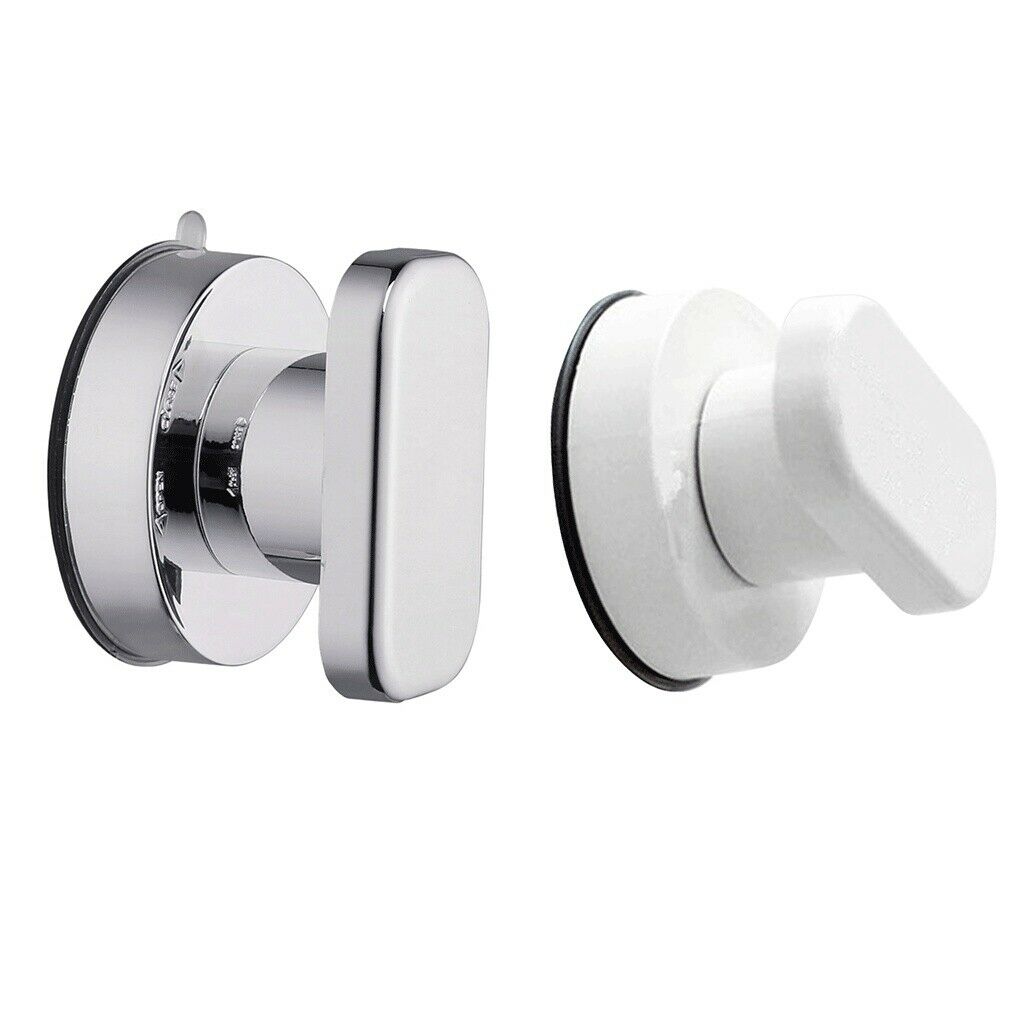 2 Pieces Bathroom Shower Suction Cup Safety Knobs Handle Exterior Interior