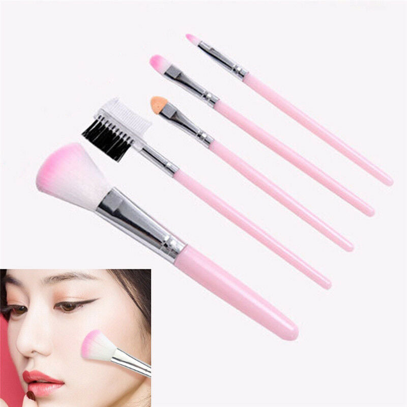 5xWomen Makeup Brush Eye Shadows Lipsticks Cosmetic Brushes Tools Set Kits Pip