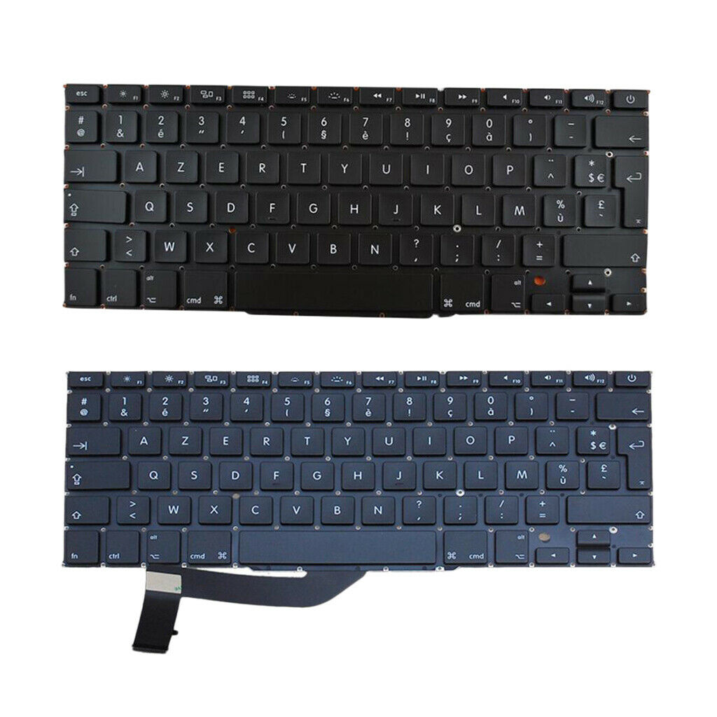 French Keyboard Assembly for MacBook Pro 15" A1398 Laptop PC 290x150x5mm