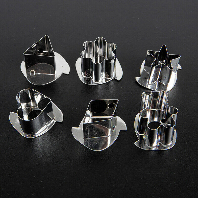 7Pcs Sandwich Cookie Mold Chocolate Mold Cake Biscuit Pastry Decorating ToolsDF
