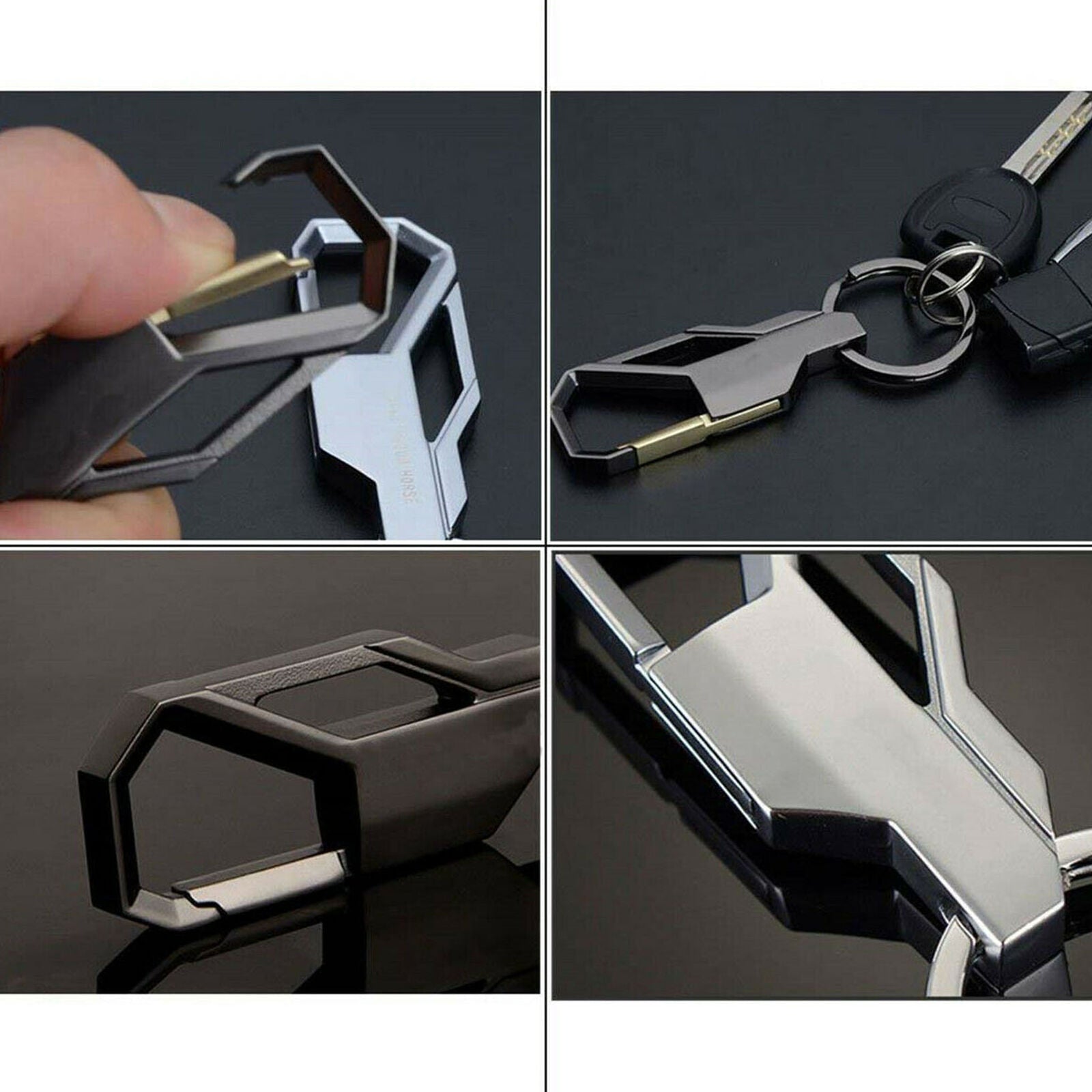 1pc Creative Business Man Key Chain Ring Keychain Keyring Key Fob Metal Gift Car