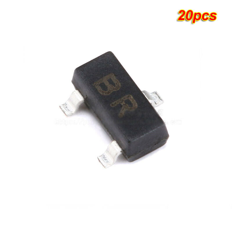 20pcs SMD Triode 2SC2412 silk screen BR SOT-23 NPN 50V/150mA transistor