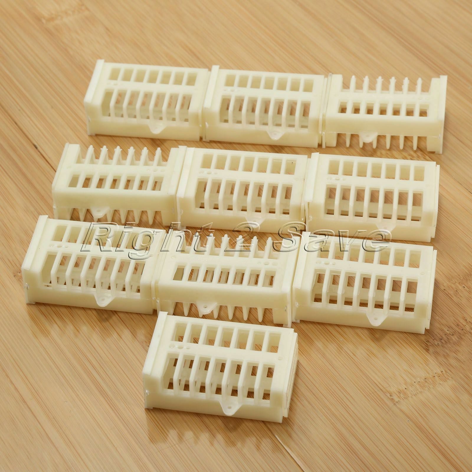 10pcs White Functional Queen Cage Bee Match-box Moving Catcher Beekeeping Tool