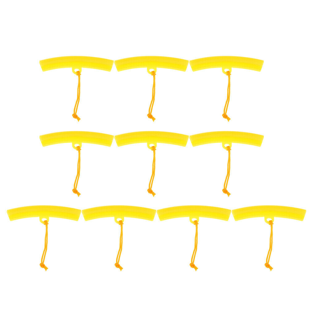 10 Pieces Car Tire Guard Rim Protector Tyre Wheel Changing Rim Edge Tools Yellow