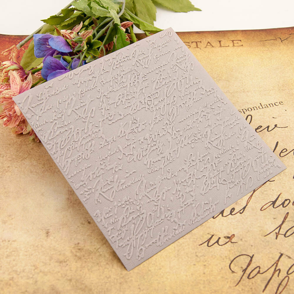 Plastic Embossing Folders Letters Template Die Cutting Scrapbooking Card Craft