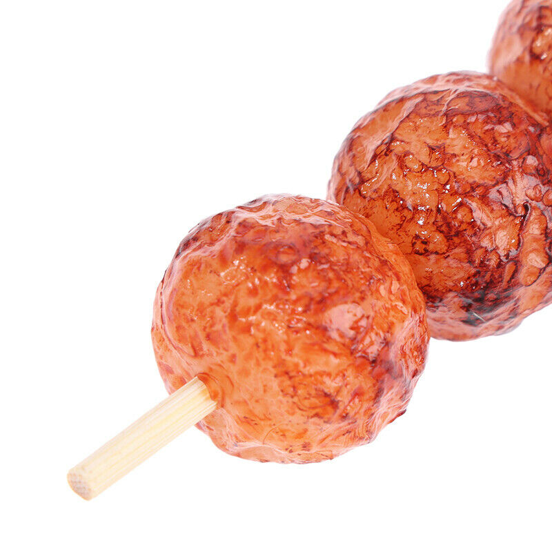 4pcs/set Simulation Mini BBQ Skewer Pretend Play Roast Beef Skewer Kitchen T Rf