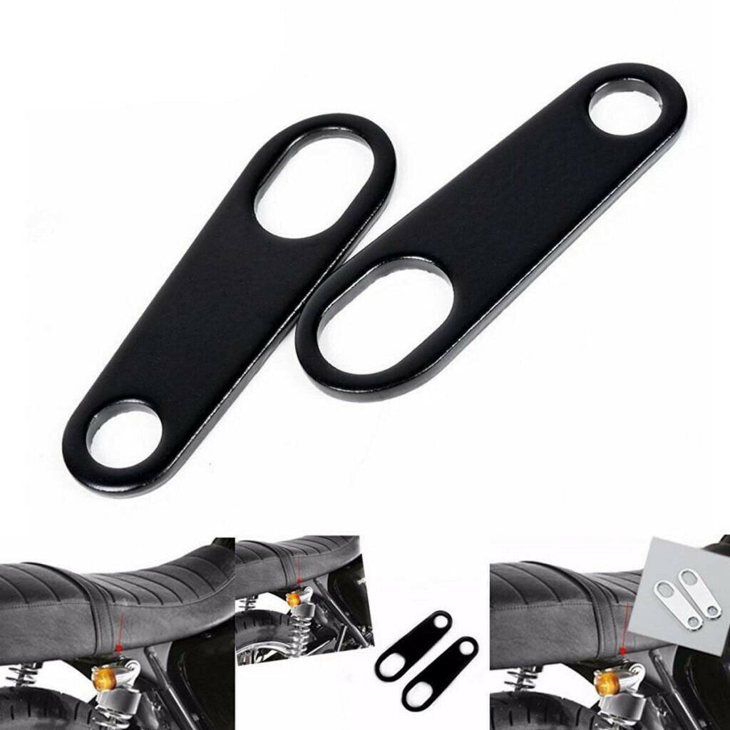 2 Pieces Universal Motorcycle Bike Turn Signal Indicator Relocation Bracket
