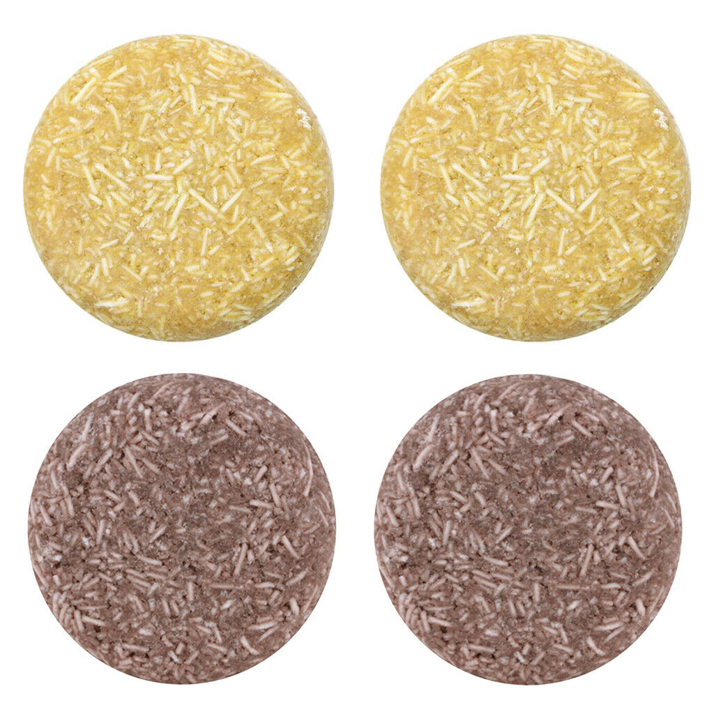 4x Natural Multiflorum & Ginger Shampoo Soap Cruelty-Free Hair Nourishing