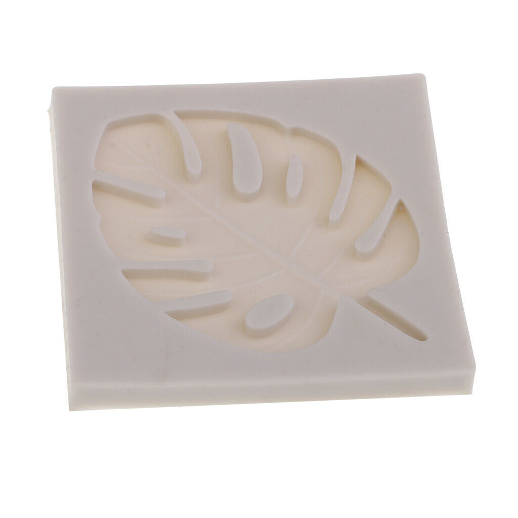 5 Pcs Leaf Silicon Mold Fondant Cake Decorating Tools Baking Mould DIY Craft